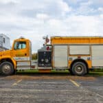 Firetruck used by Fire Protection Technician Students